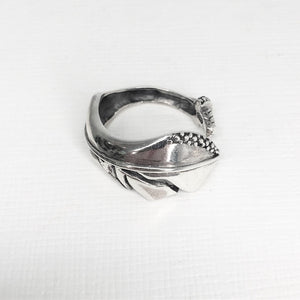 Anello foglia Argento 925