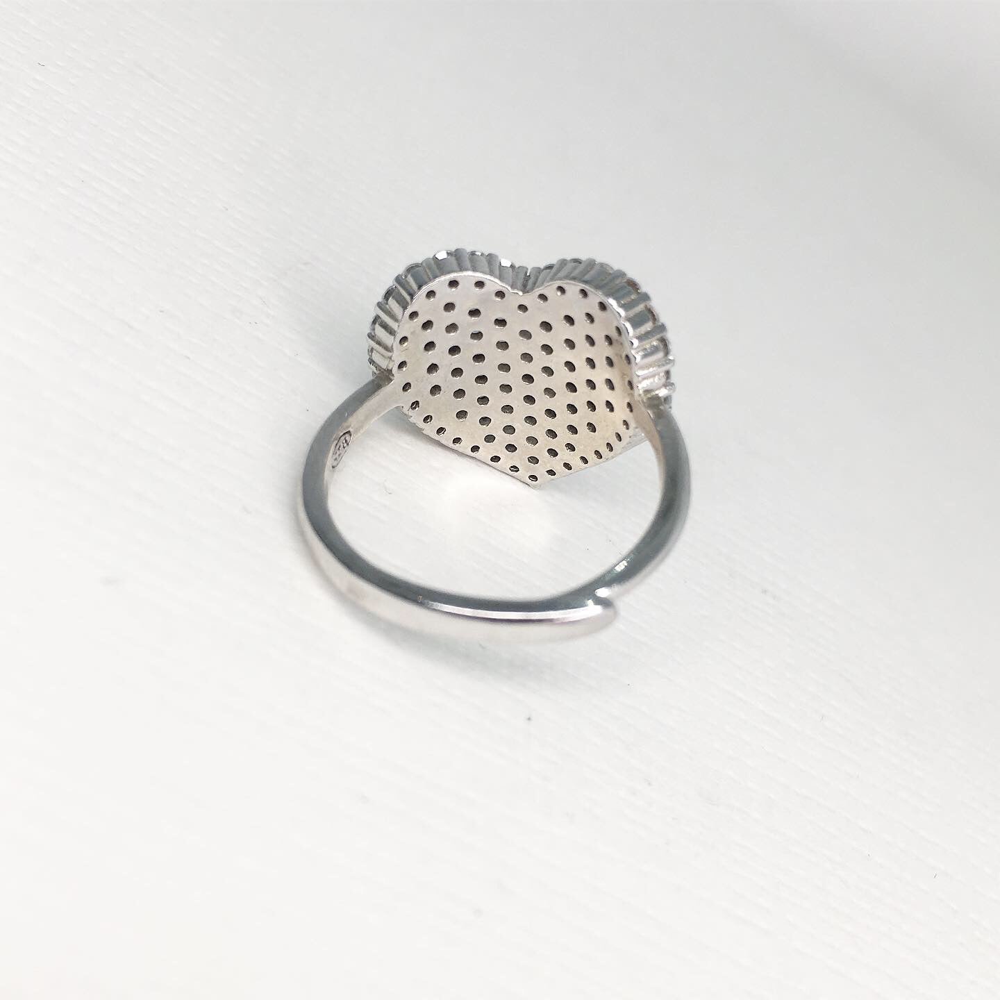 Anello Cuore Argento 925