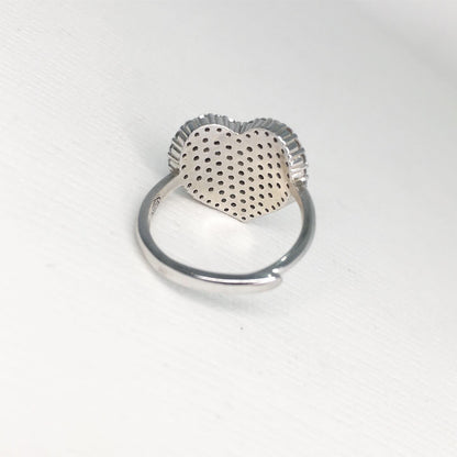 Anello Cuore Argento 925