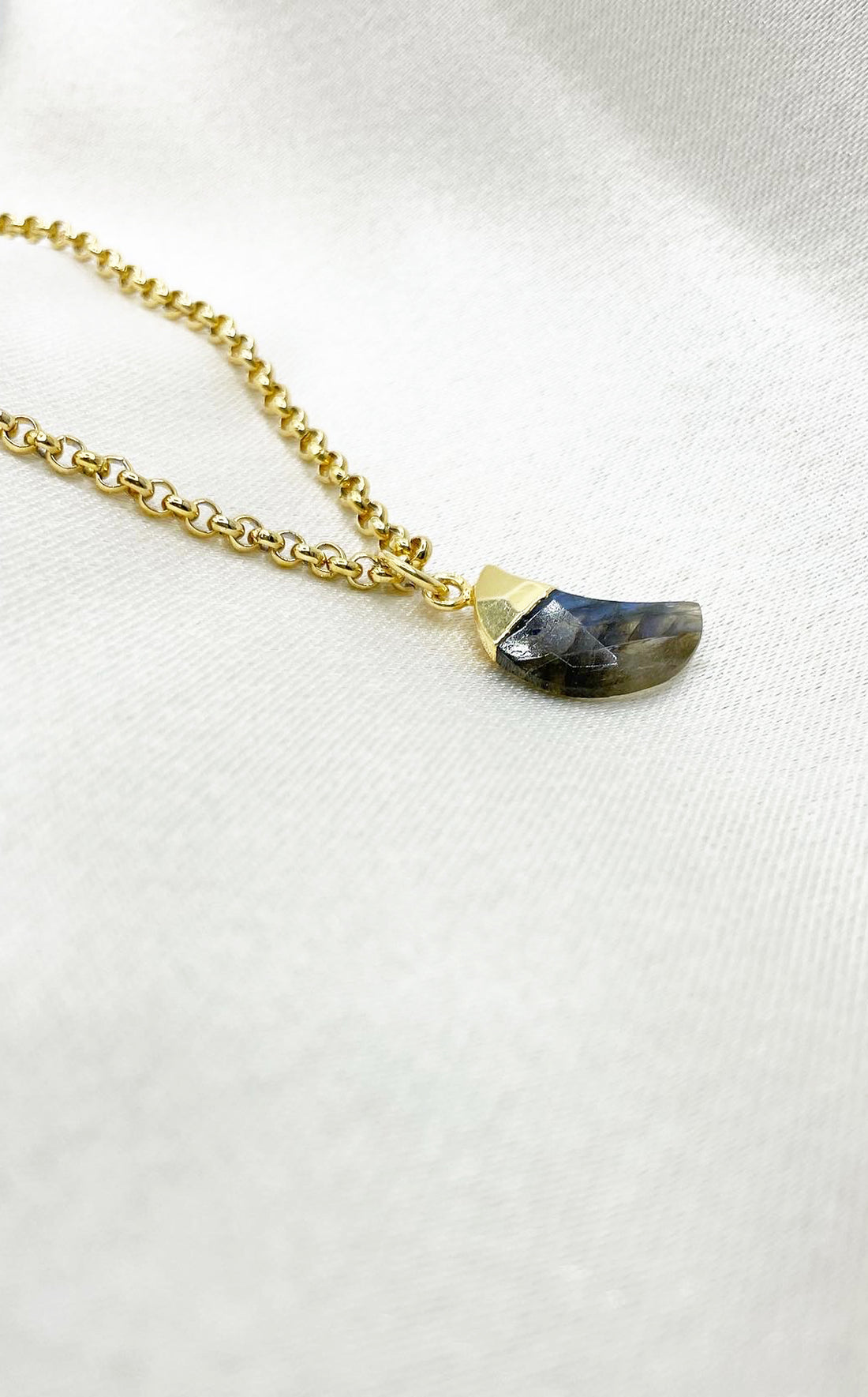 Collana Shadow - Labradorite Gold