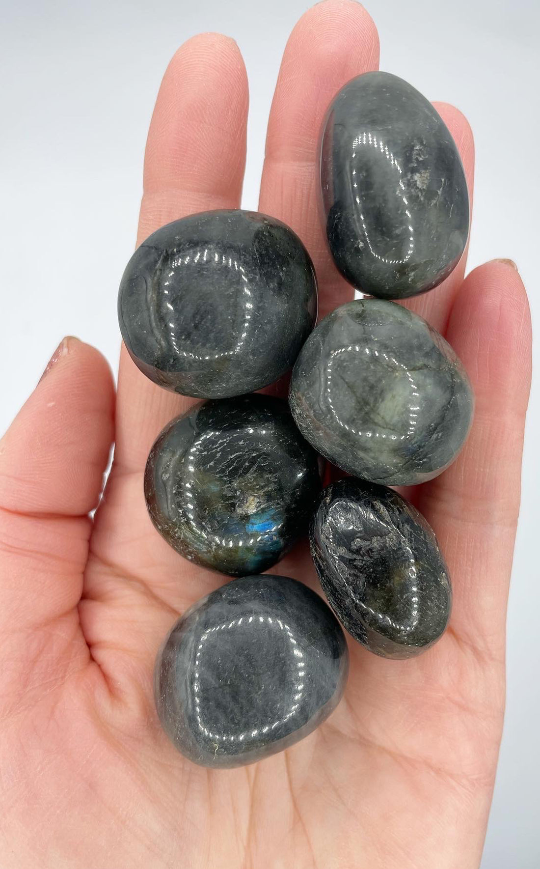 Pietra di Labradorite Burattata