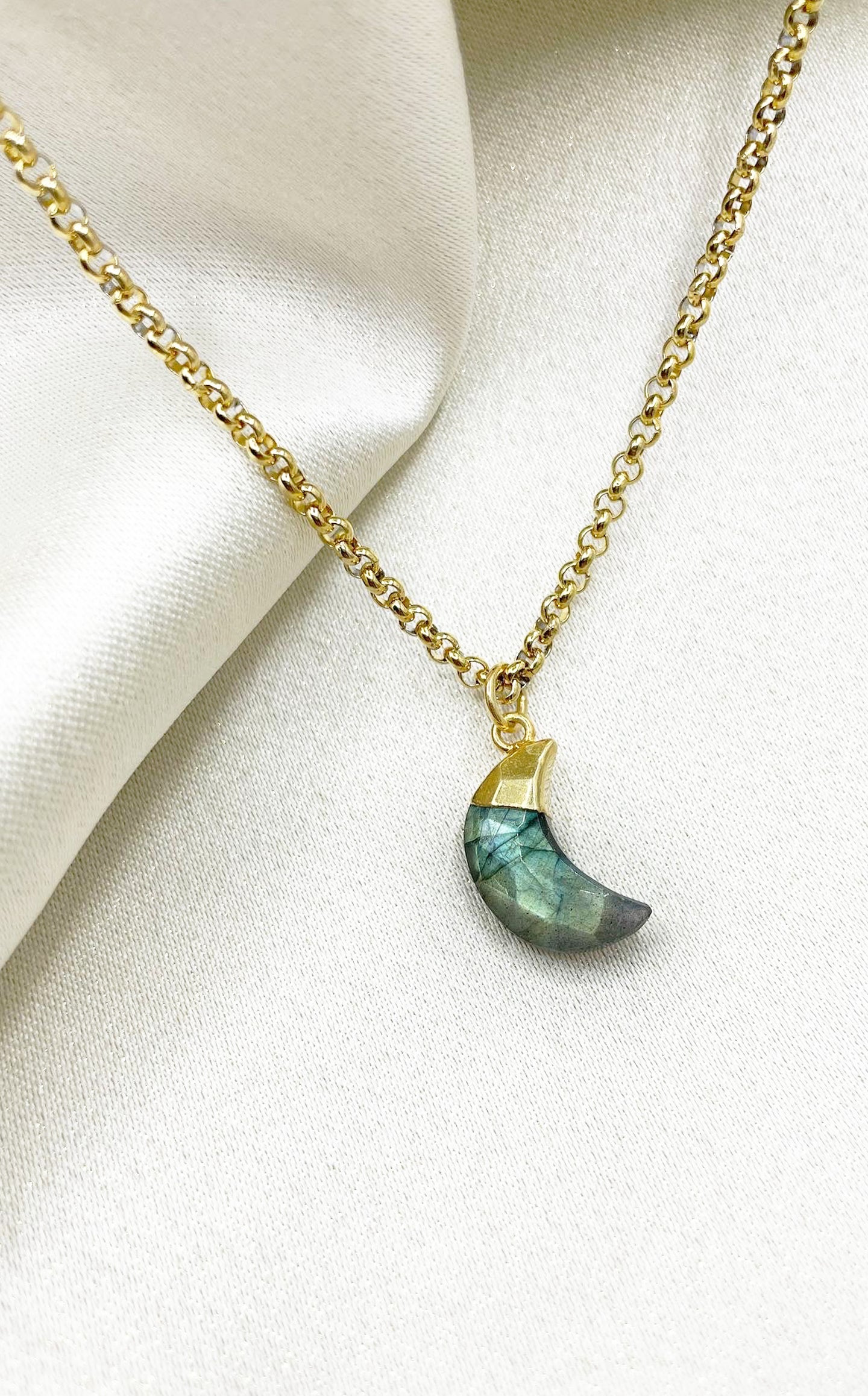 Collana Shadow - Labradorite Gold