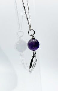 Set Ametista (Ciondolo, catenina, orecchini) - Sagittario, Aquario