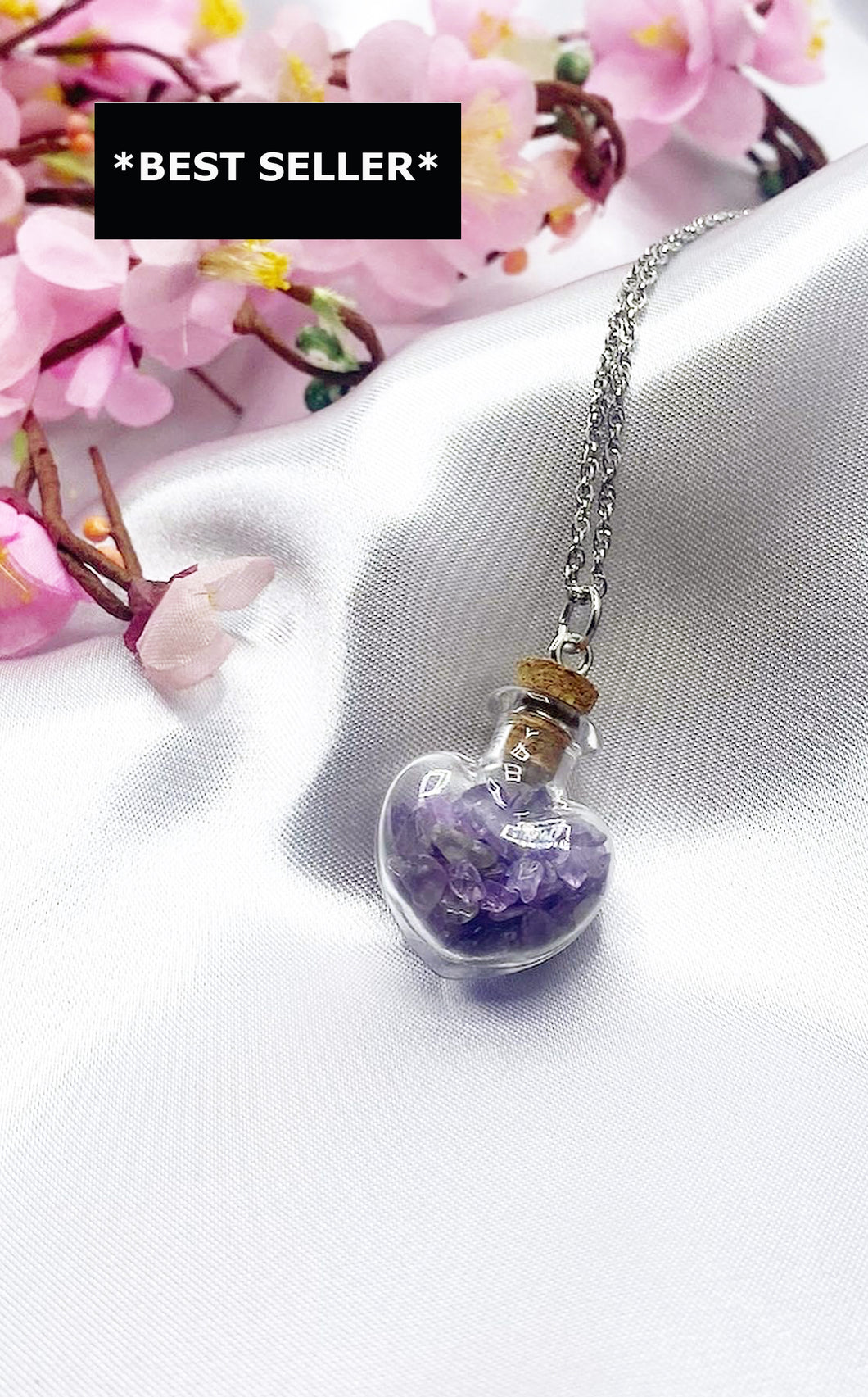 Collana Boccetta Ametista