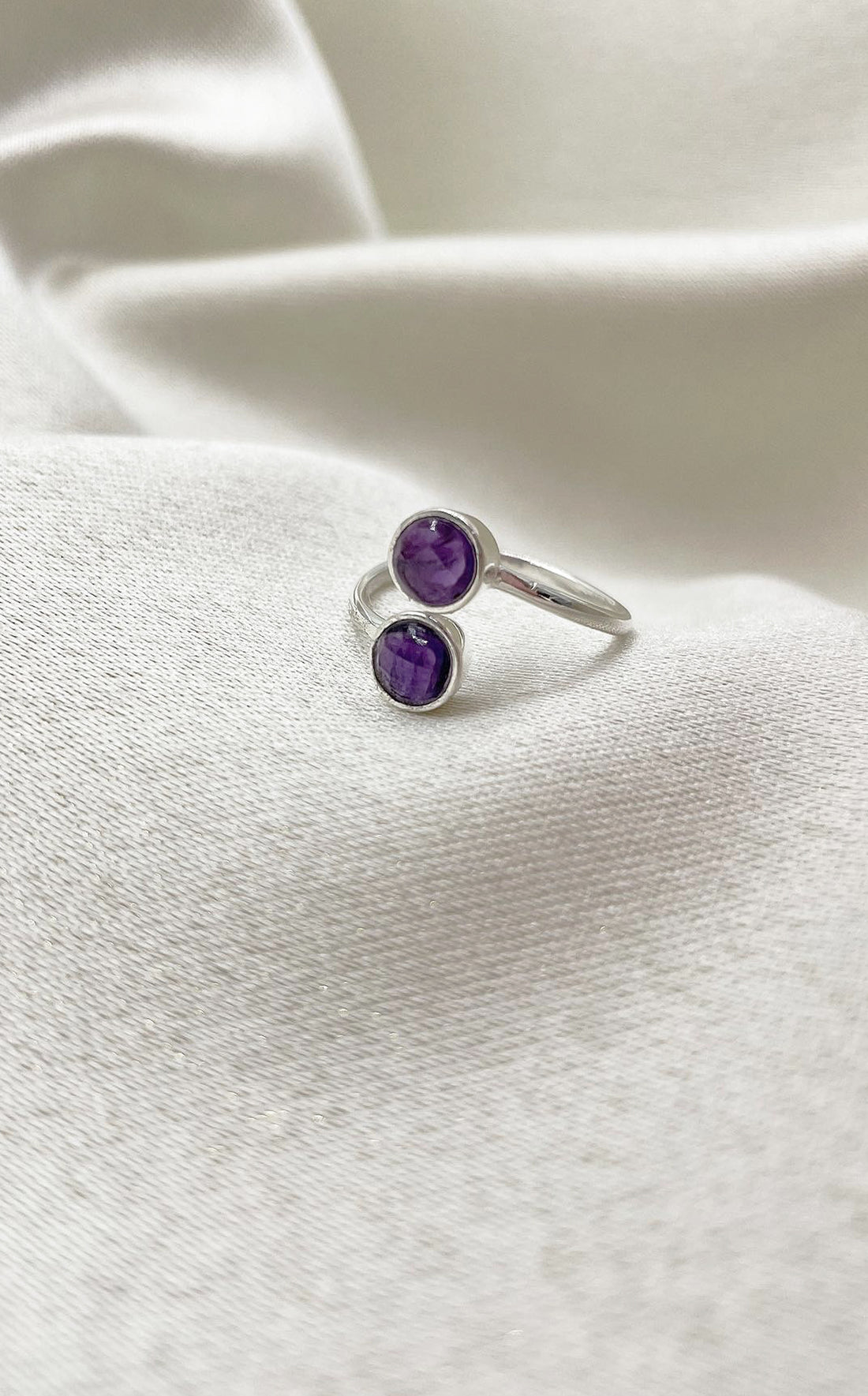 Anello Ametista Gemini Argento 925