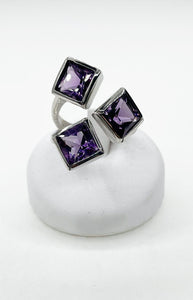 Anello Ametista Argento 925