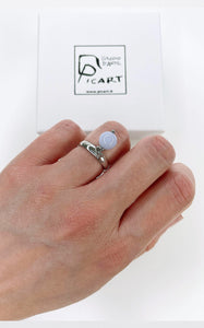 Anello Calcedonio Argento 925