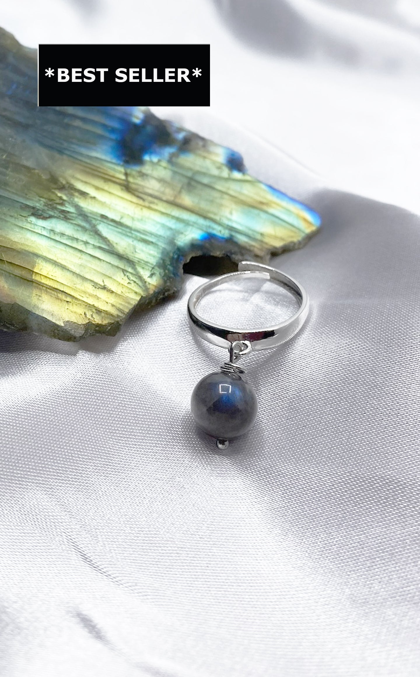 Anello Atlas - Labradorite Argento 925