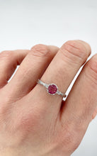Carica l&#39;immagine nel visualizzatore di Gallery, Anello Tormalina Rosa e Argento 925

