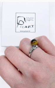 Anello Occhio di Tigre Argento 925