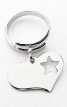 Carica l&#39;immagine nel visualizzatore di Gallery, Anello Charm Cuore Argento 925
