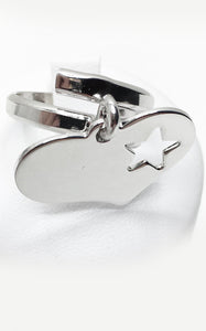 Anello Charm Cuore Argento 925