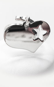 Anello Charm Cuore Argento 925