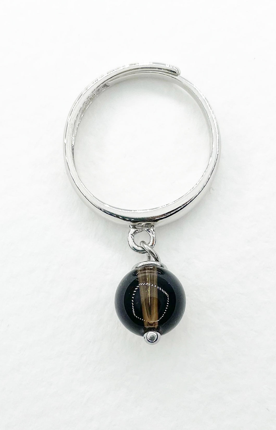 Anello Quarzo Fumè Argento 925