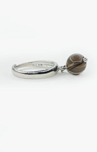 Anello Quarzo Fumè Argento 925