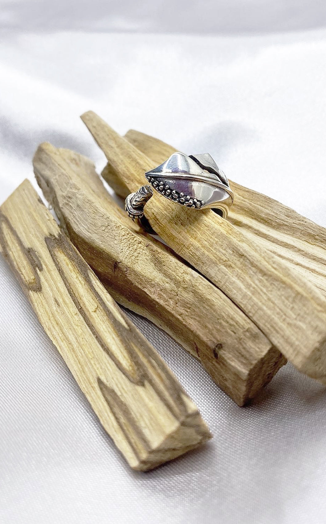 Anello foglia Argento 925