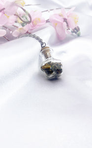 Collana Boccetta Occhio di Tigre
