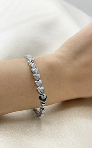 Bracciale Ematite Cuori