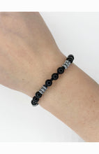 Carica l&#39;immagine nel visualizzatore di Gallery, Bracciale Tormalina, Onice ed Ematite

