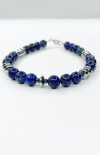 Carica l&#39;immagine nel visualizzatore di Gallery, Bracciale Lapislazzuli, Ematite
