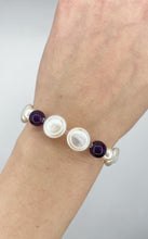 Carica l&#39;immagine nel visualizzatore di Gallery, Bracciale Perle e Ametista
