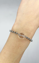 Carica l&#39;immagine nel visualizzatore di Gallery, Bracciale Cristallo di Rocca e Acciaio inossidabile
