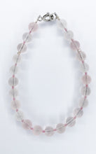 Carica l&#39;immagine nel visualizzatore di Gallery, Braccialetto Quarzo Rosa Pietre Liscie
