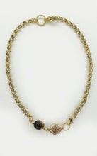 Carica l&#39;immagine nel visualizzatore di Gallery, Bracciale Occhio di Tigre e Acciaio Inossidabile Gold
