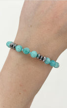 Carica l&#39;immagine nel visualizzatore di Gallery, Bracciale Amazzonite ed Ematite
