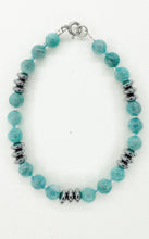 Carica l&#39;immagine nel visualizzatore di Gallery, Bracciale Amazzonite ed Ematite
