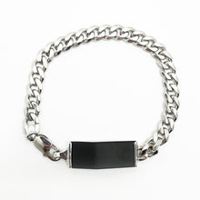 Carica l&#39;immagine nel visualizzatore di Gallery, Bracciale Onice e Argento
