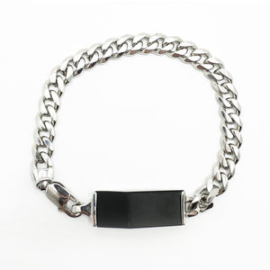 Bracciale Onice e Argento