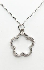 Ciondolo Fiore Argento 925