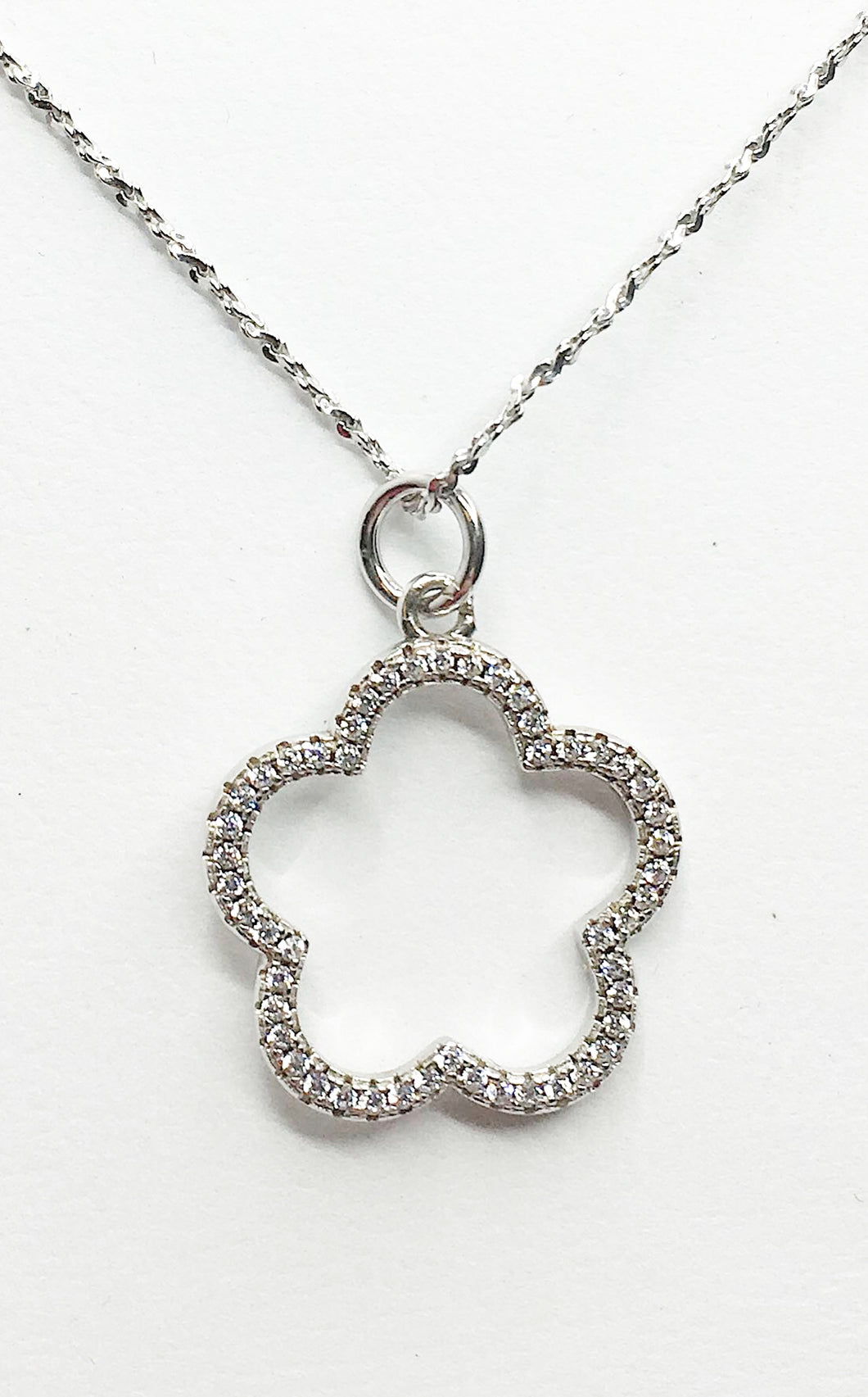 Ciondolo Fiore Argento 925