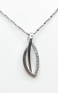 Ciondolo Foglia Argento 925