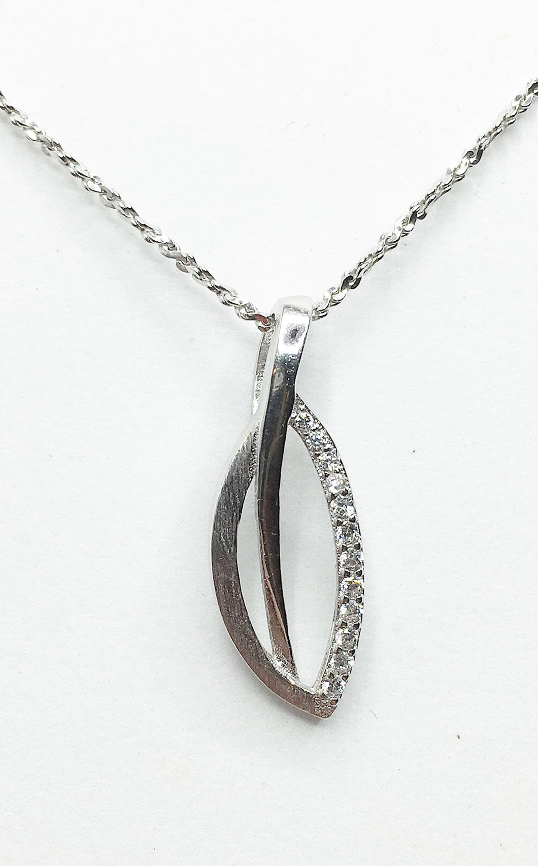 Ciondolo Foglia Argento 925