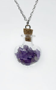Collana Boccetta Ametista