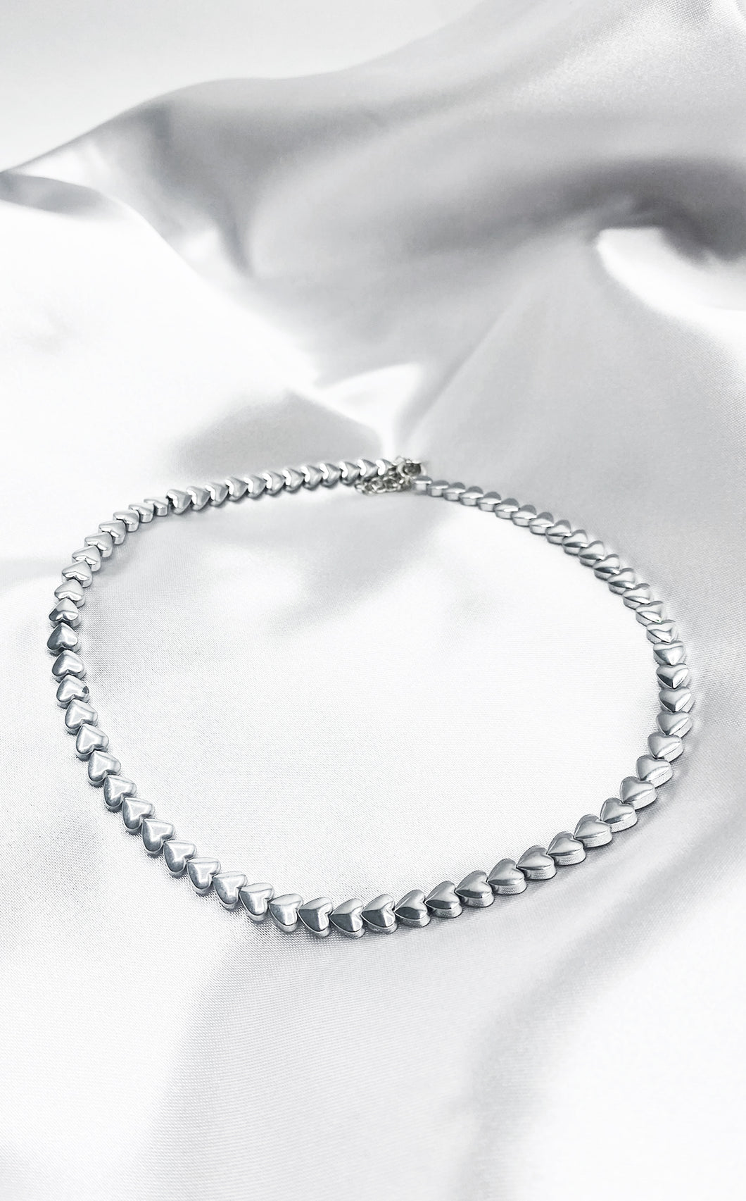 Collana Cuori Ematite
