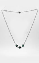 Carica l&#39;immagine nel visualizzatore di Gallery, Collana Malachite + Orecchini Malachite
