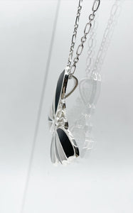 Farfalla Madreperla e Argento 925