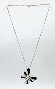 Farfalla Madreperla e Argento 925