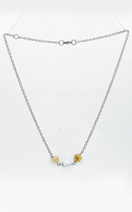 Collana Quarzo + Orecchini Quarzo