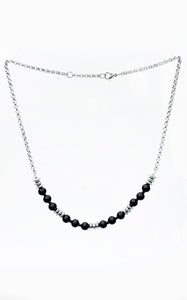 Choker girocollo Tormalina, Ematite, Onice