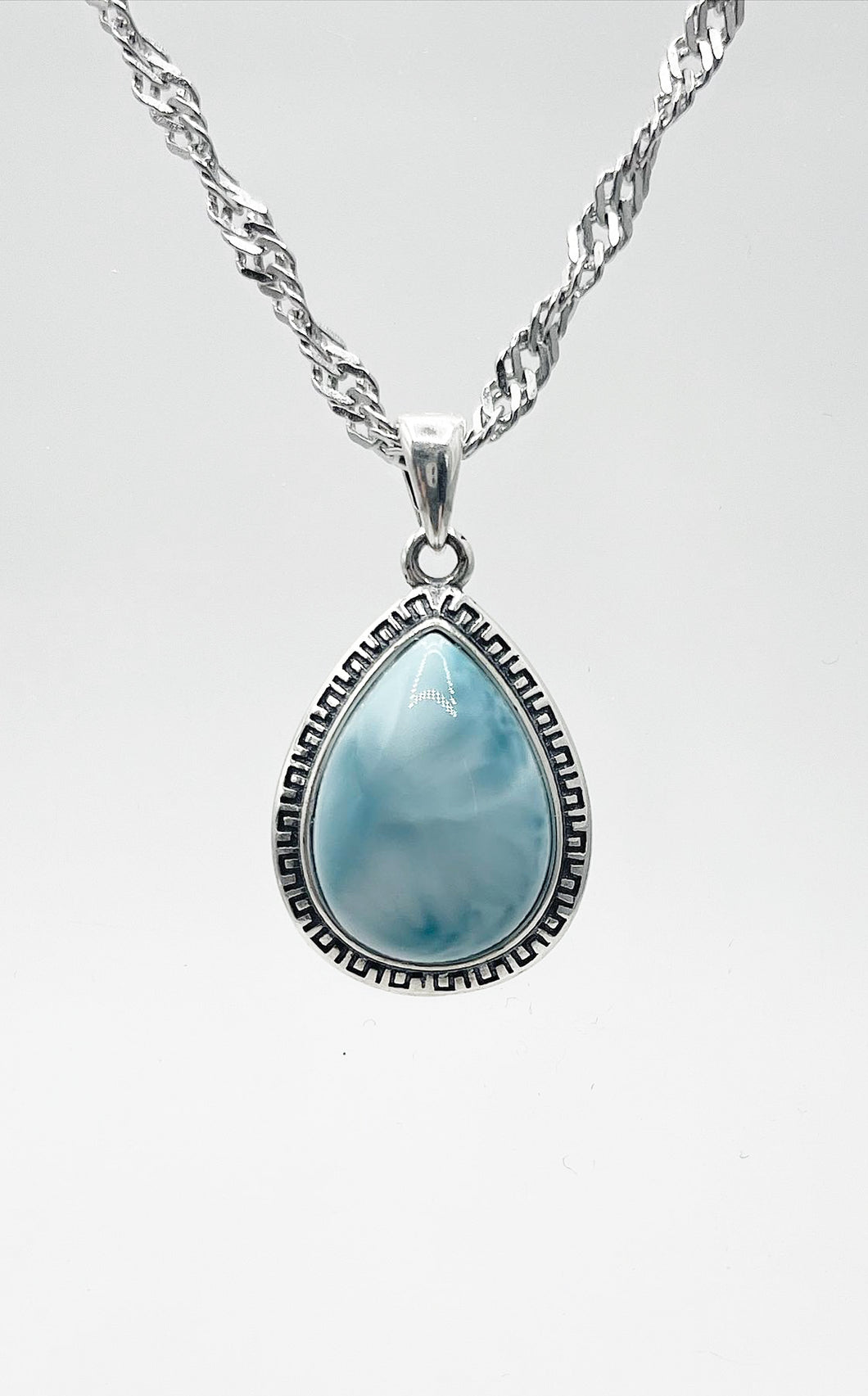 Ciondolo Larimar Argento 925