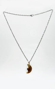 Collana Luna Occhio di Tigre