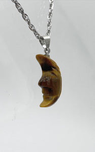 Collana Luna Occhio di Tigre