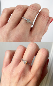 Anello Opale e Argento 925