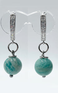 Orecchini Amazzonite Argento 925