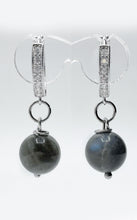 Carica l&#39;immagine nel visualizzatore di Gallery, Orecchini Labradorite Argento 925
