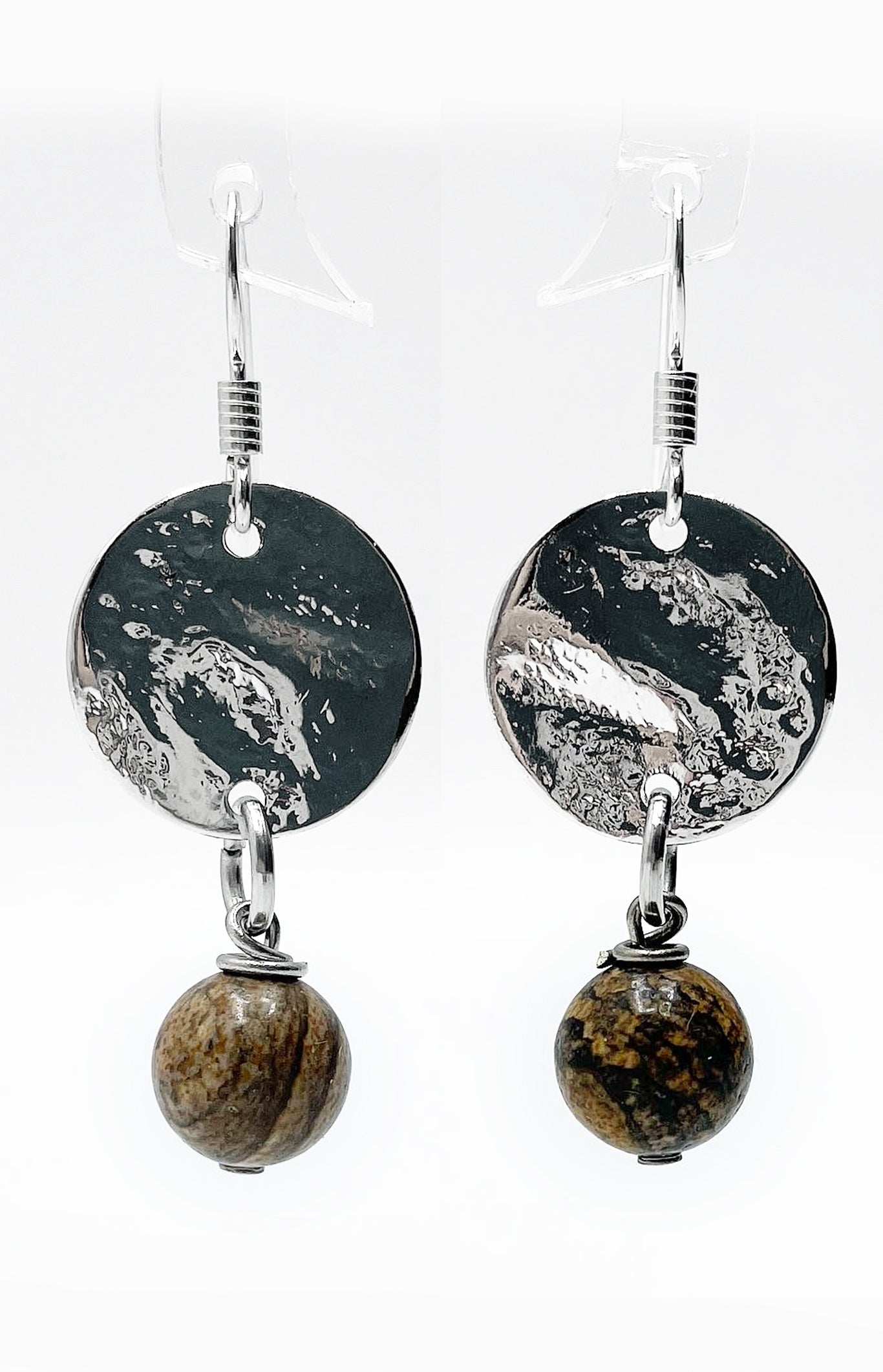 Orecchini Moon Pietra Paesina